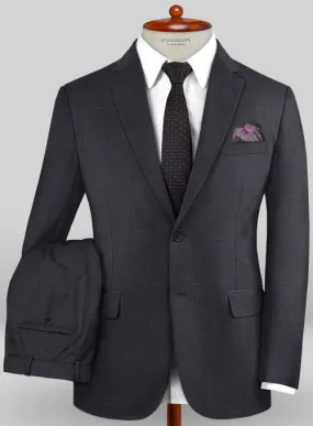 Caccioppoli Sun Dream Folli Gray Wool Silk Suit