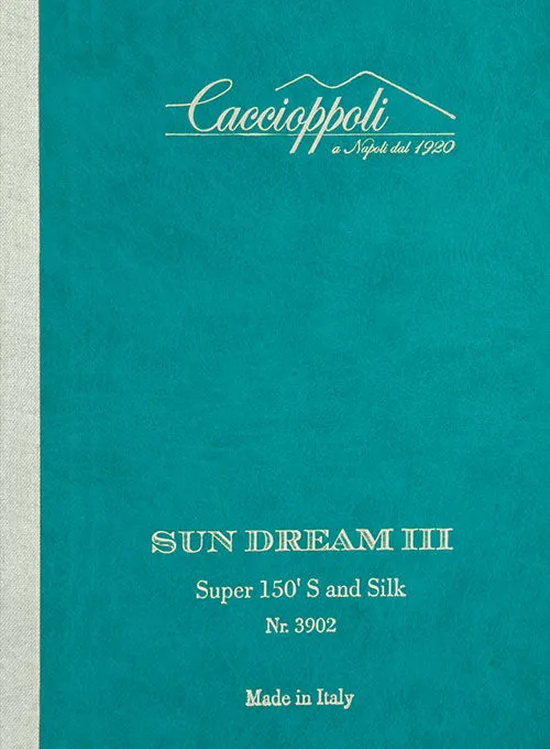 Caccioppoli Sun Dream Folli Gray Wool Silk Suit