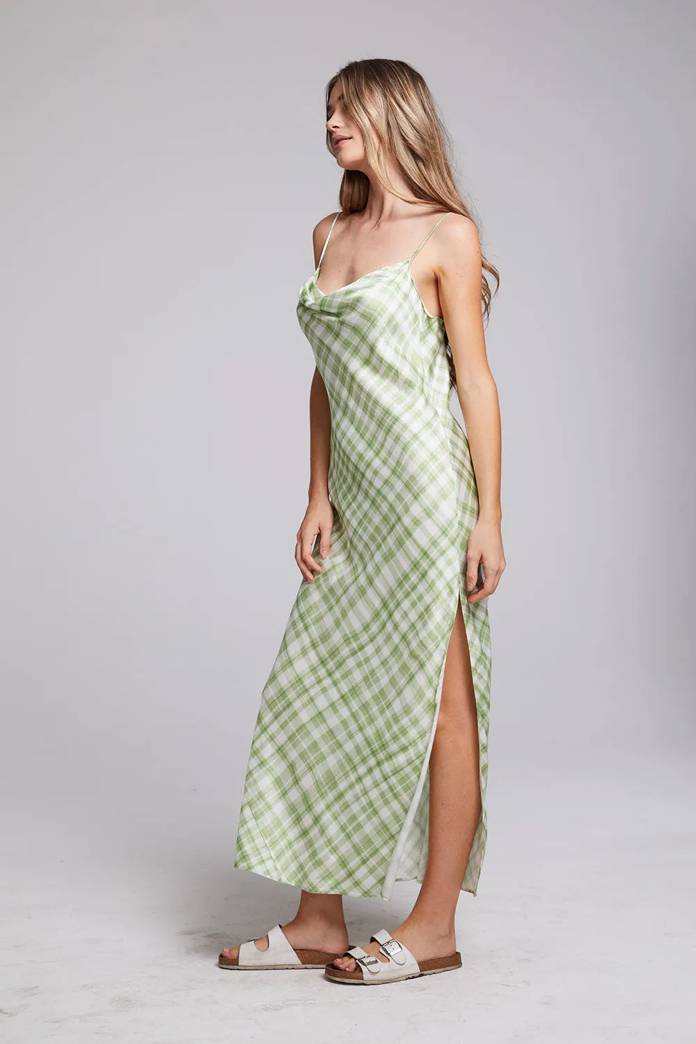Quisisana Pistachio Maxi Dress