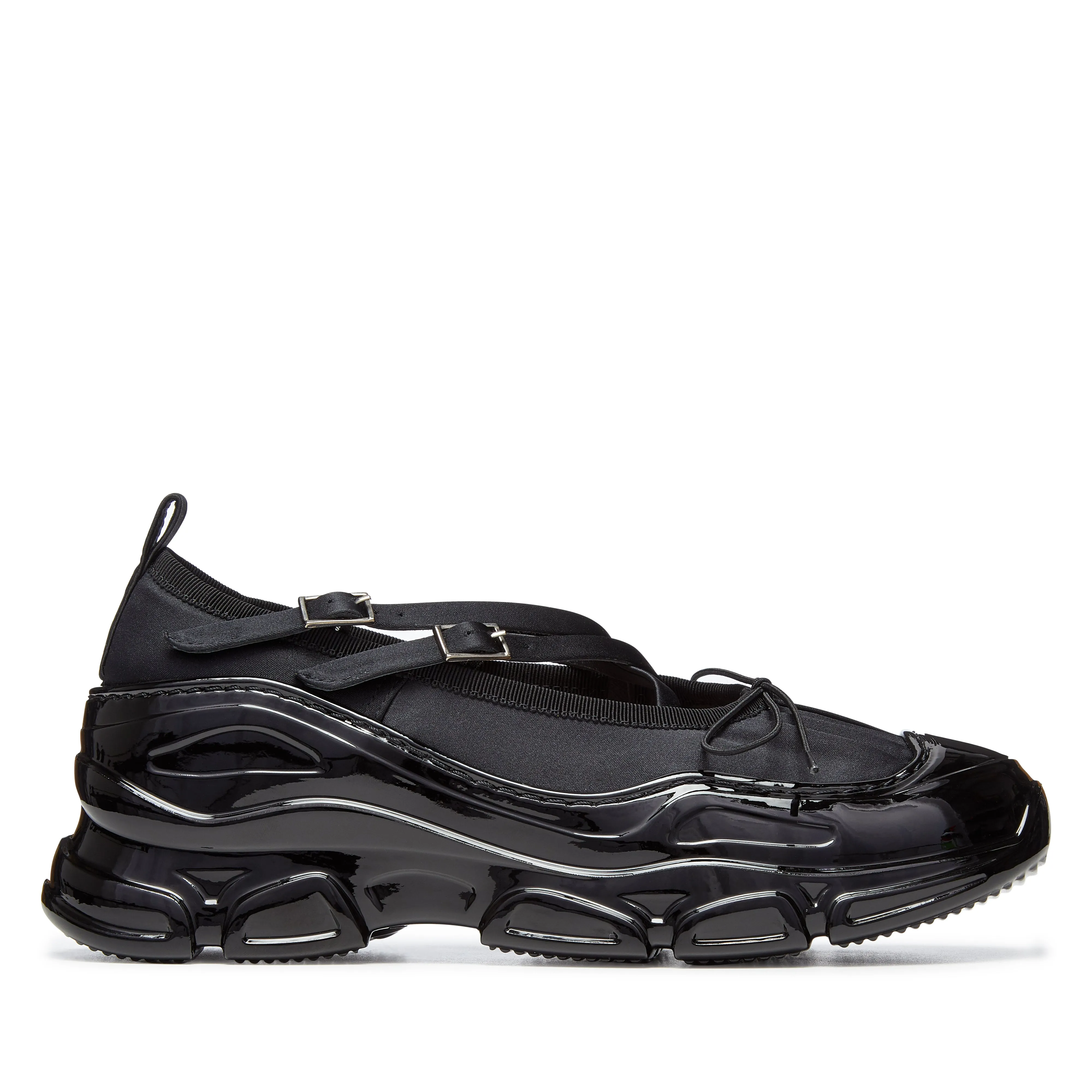 Simone Rocha - Women's Classic Criss Cross Tracker Ballerina Sneakers - (Black)