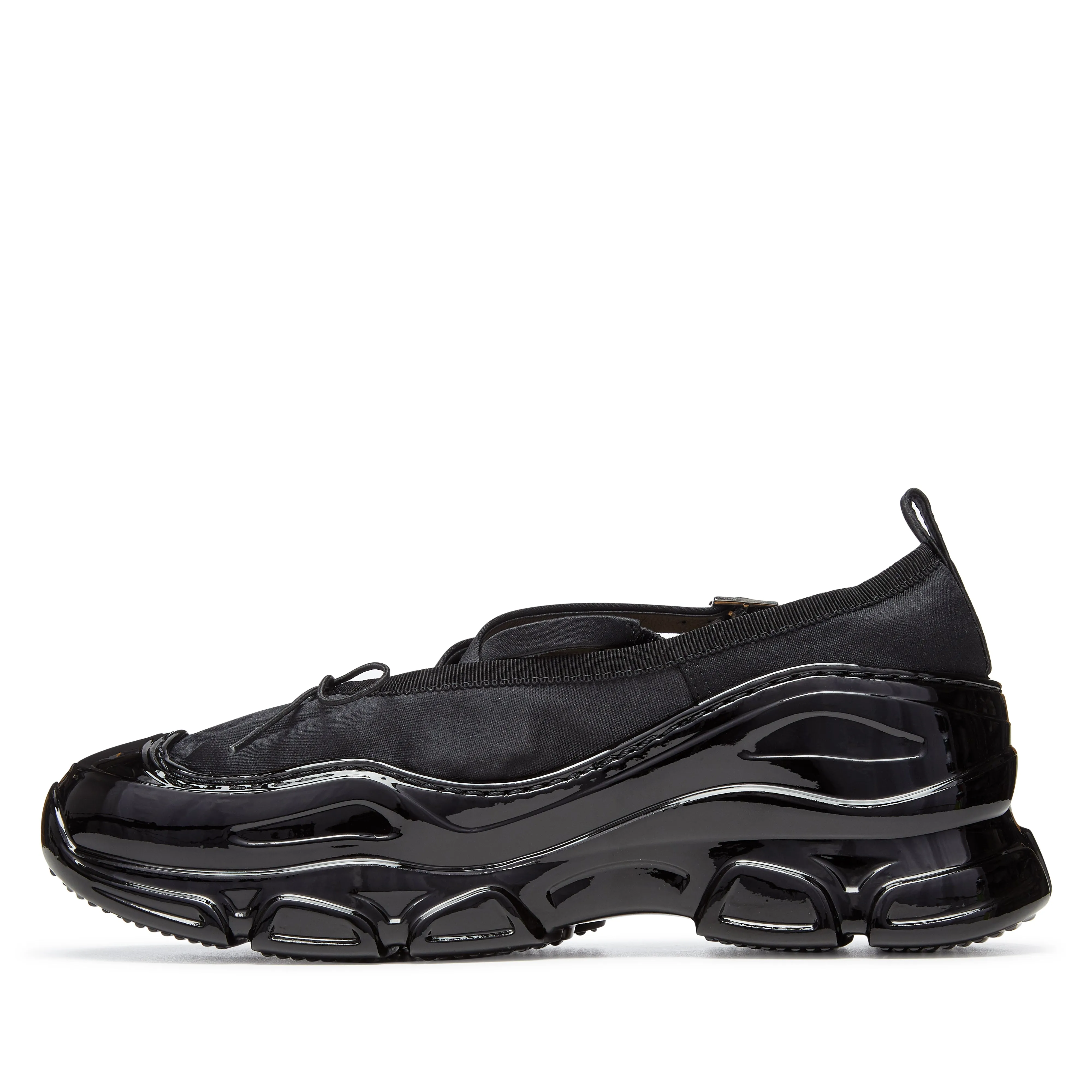 Simone Rocha - Women's Classic Criss Cross Tracker Ballerina Sneakers - (Black)
