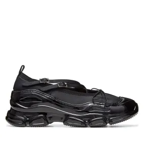Simone Rocha - Women's Classic Criss Cross Tracker Ballerina Sneakers - (Black)